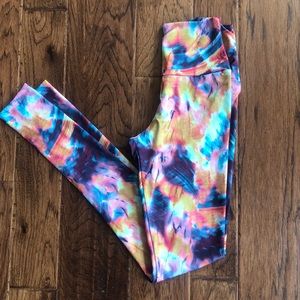 Love Zuvi Extra long tie dyed leggings